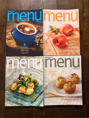 Wegmans Menu Magazine 2004 Set of 4